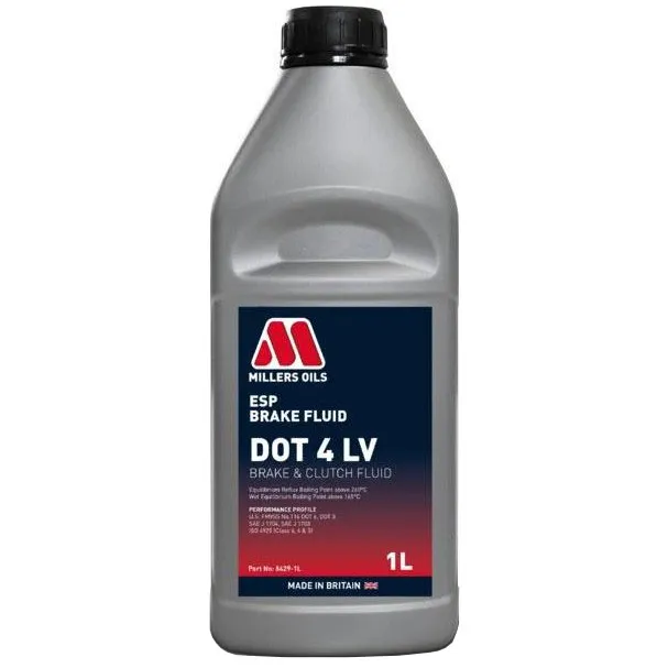 MILLERS OILS ESP Brake Fluid DOT 4 LV 1L