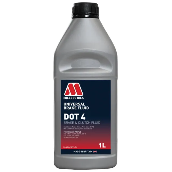 MILLERS OILS Universal Brake Fluid DOT 4 1L