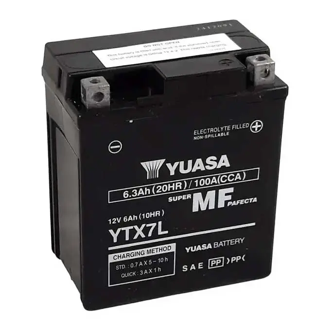YUASA MF AGM YTX7L 12V/6,3Ah