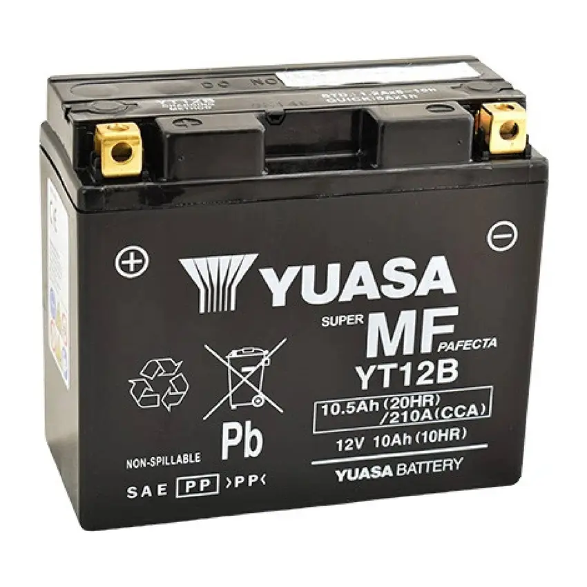 YUASA MF AGM YT12B 12V/10,5Ah
