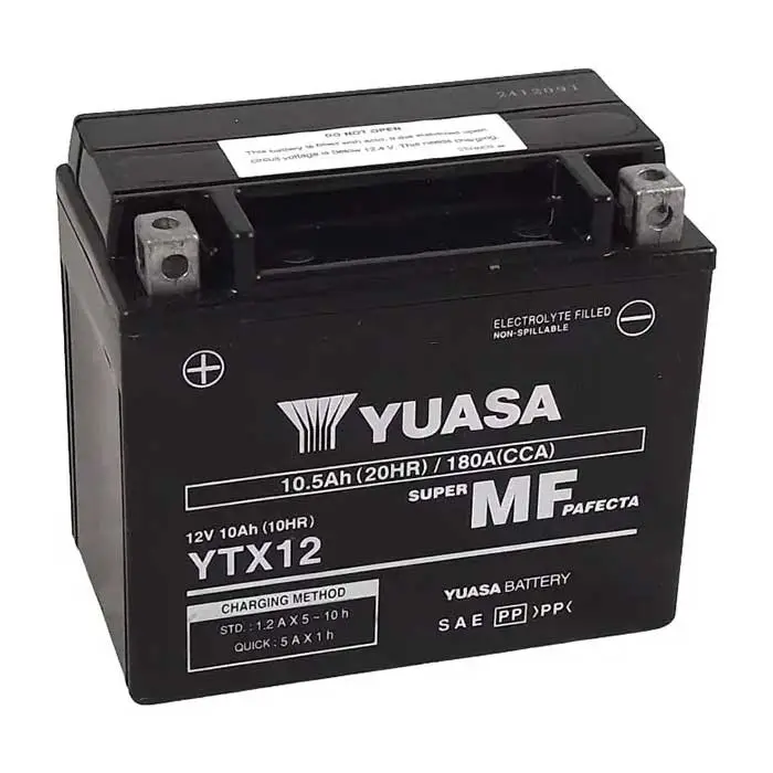 YUASA MF AGM YTX12 12V/10,5Ah