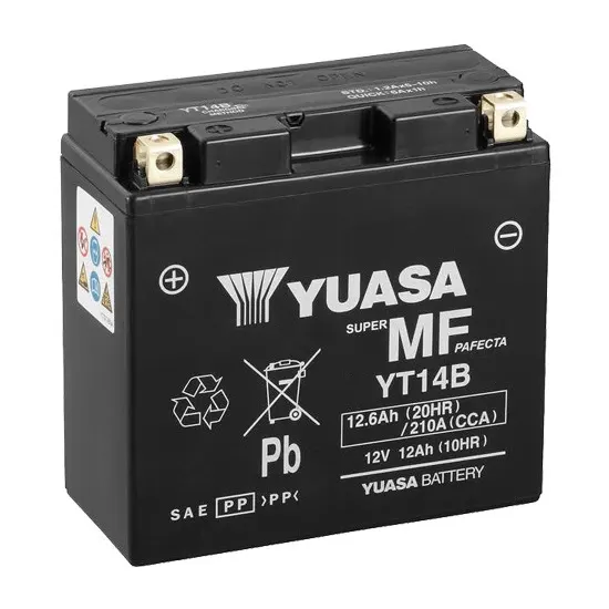 YUASA MF AGM YT14B 12V/12,6Ah