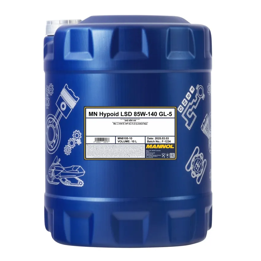 MANNOL 8105 Hypoid LSD 85W-140 GL5 10L