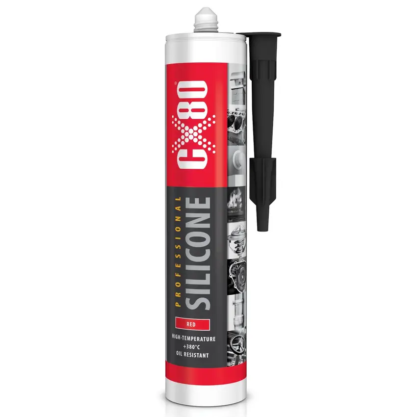 CX80 Professional Silicone ČERVENÝ 310ml