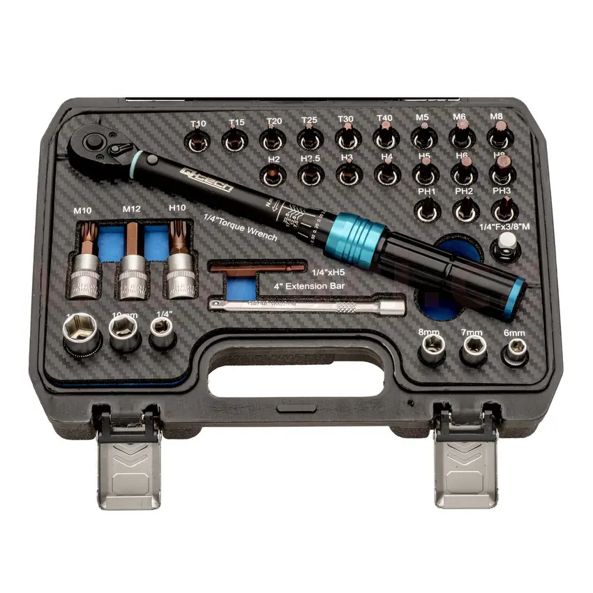 Q-TECH momentový kľúč 1/4", 5-25 Nm