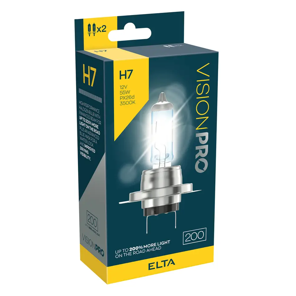 H7 VISIONPRO +200% Box 2ks 