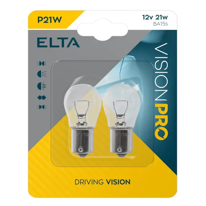 VISIONPRO 21W BA15s P21W Blister 2ks