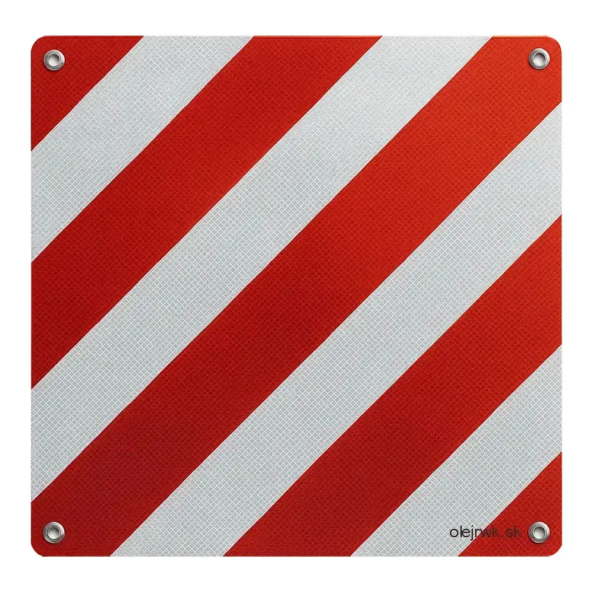 Výstražná reflexná tabuľka - Rolka 50x50cm