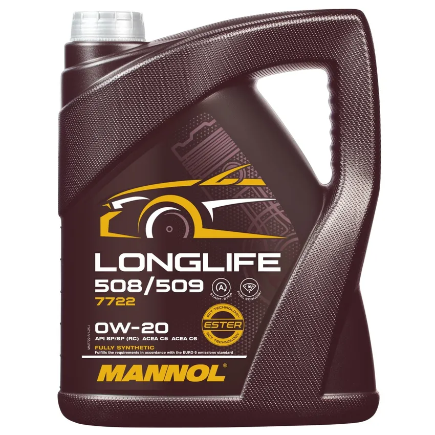 MANNOL 7722 Longlife 508/509 0W-20 5L