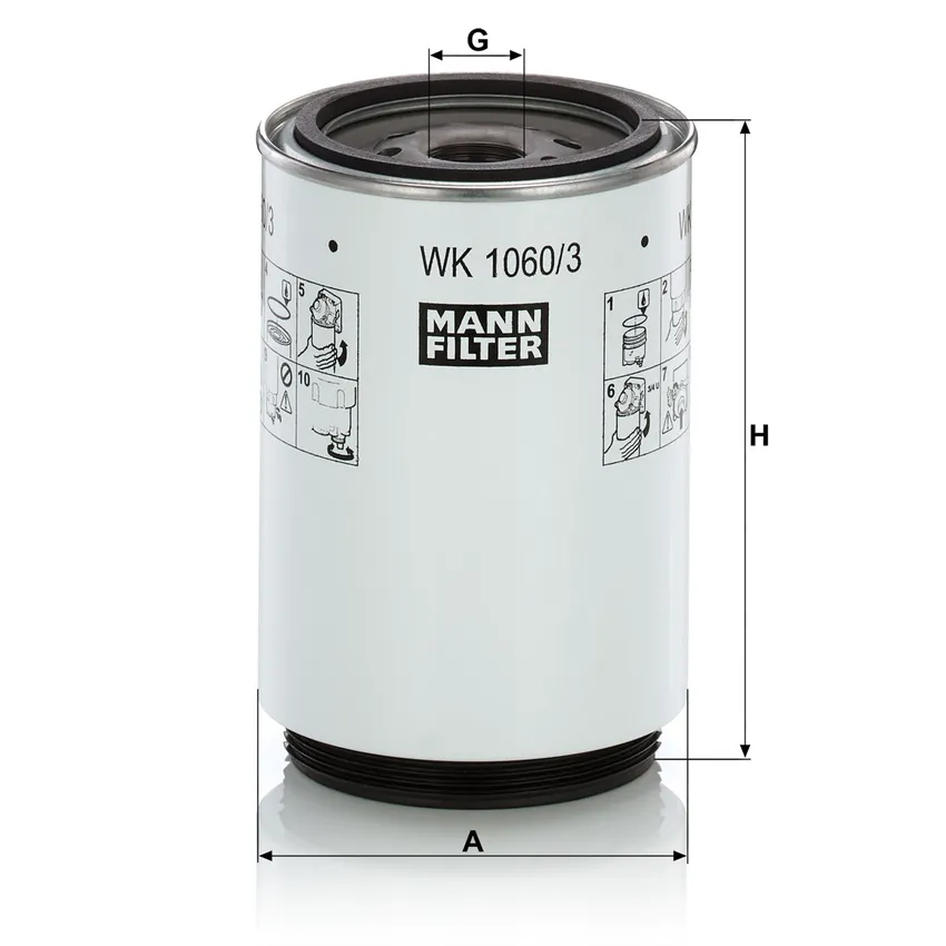MANN WK 1060/3 X
