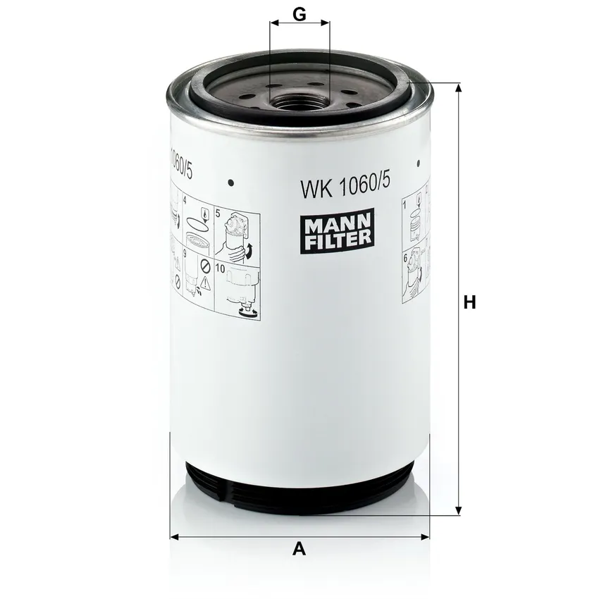 MANN WK 1060/5 X