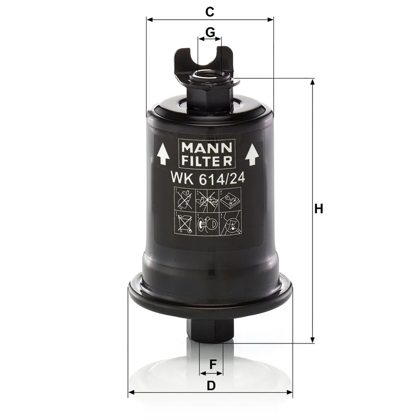 MANN WK 614/24 X