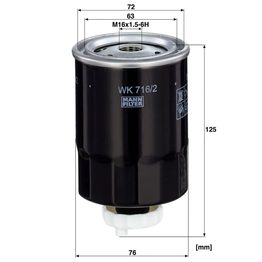 MANN WK 716/2 X