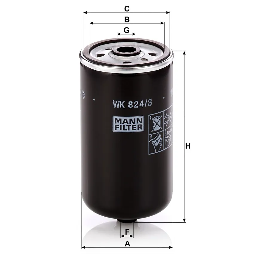 MANN WK 824/3