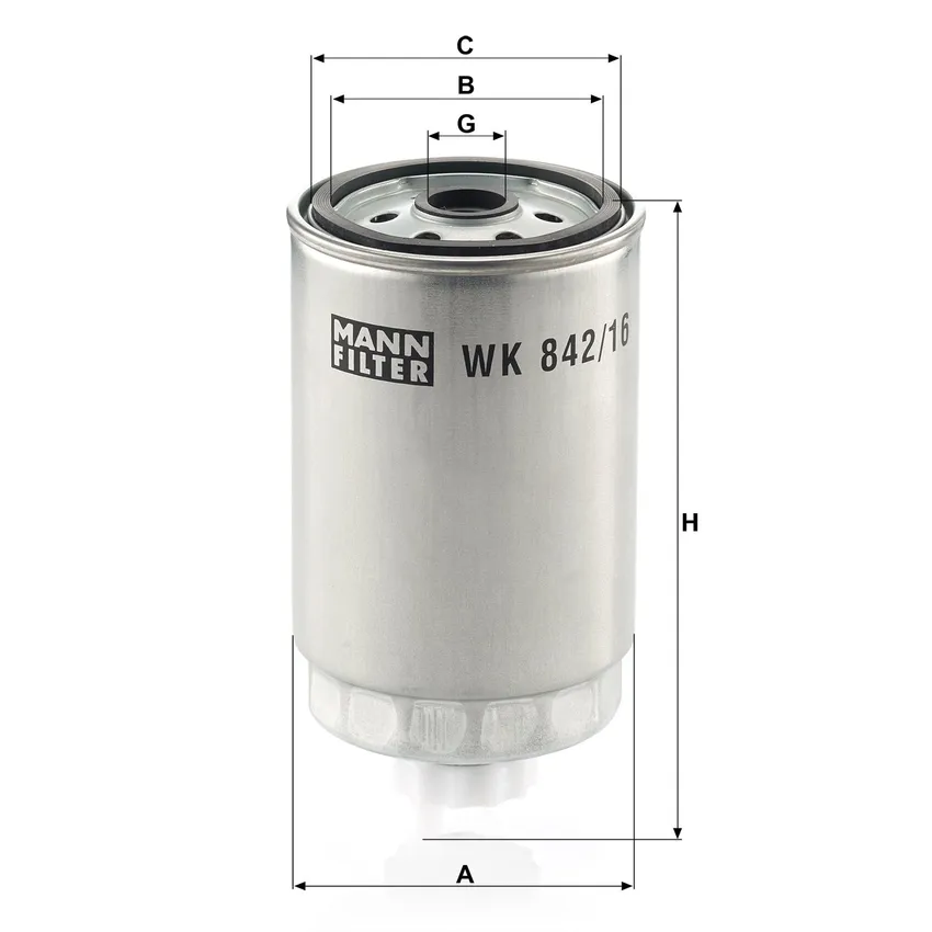 MANN WK 842/16