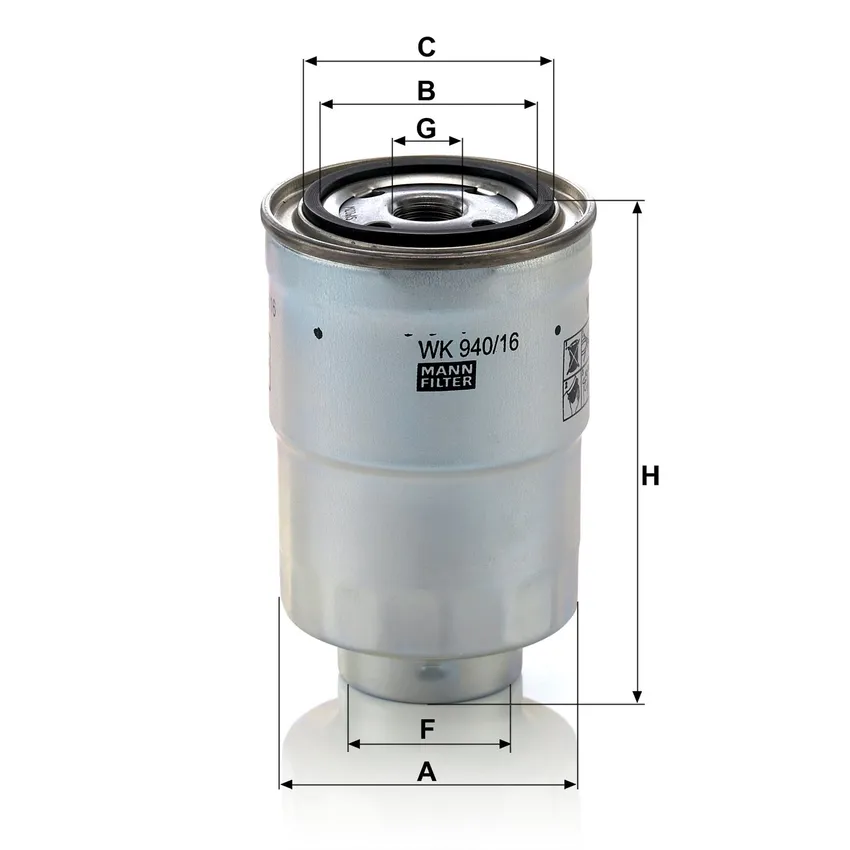 MANN WK 940/16 X