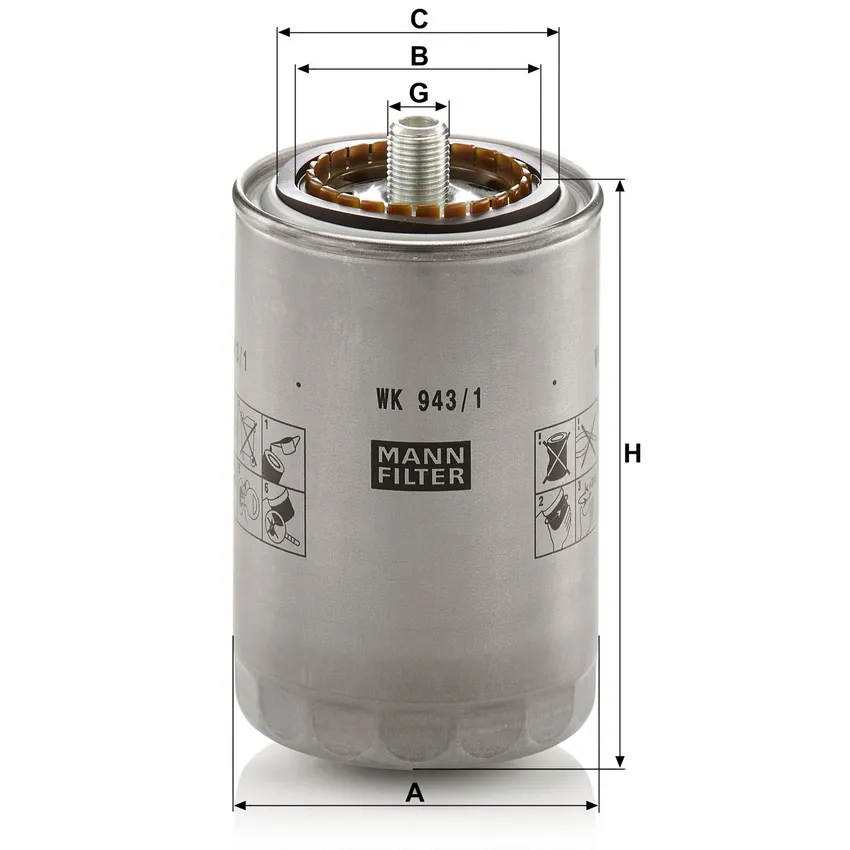 MANN WK 943/1