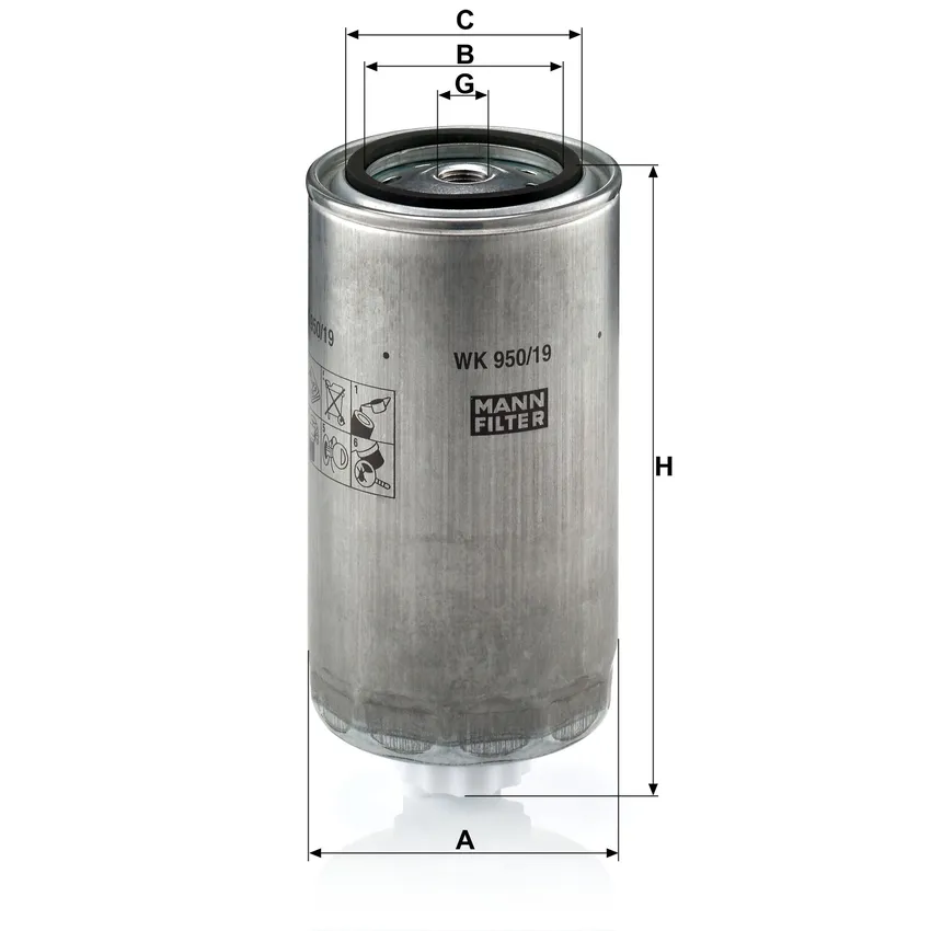 MANN WK 950/19
