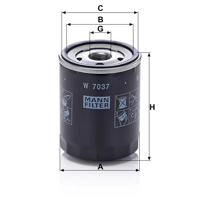 MANN W 7037