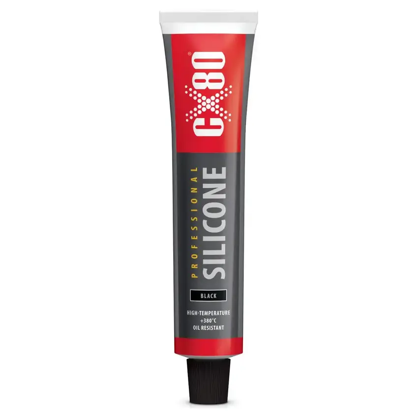 CX80 Professional Silicone ČIERNY 80ml