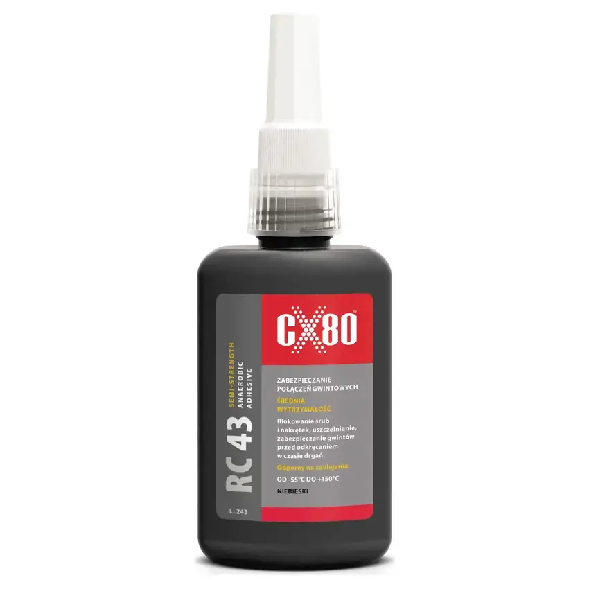 CX80 RC43 Anaerobic adhesive BLUE 50ml