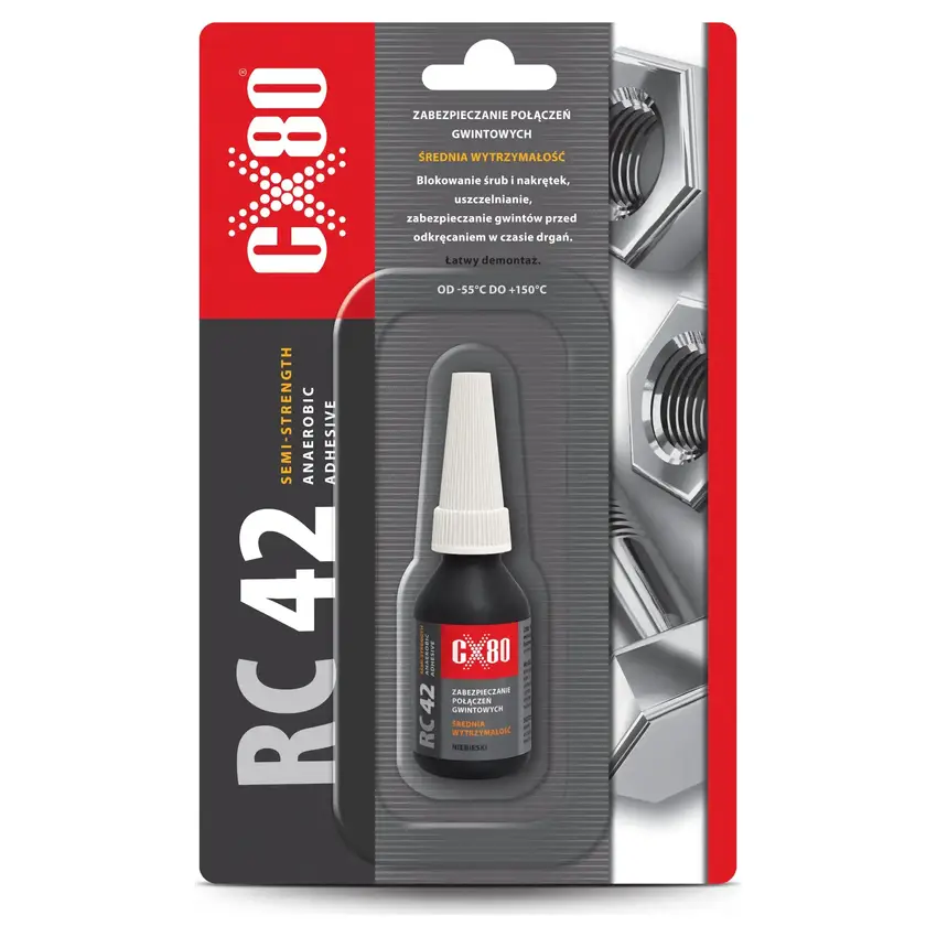 CX80 RC42 Anaerobic adhesive BLUE 10ml