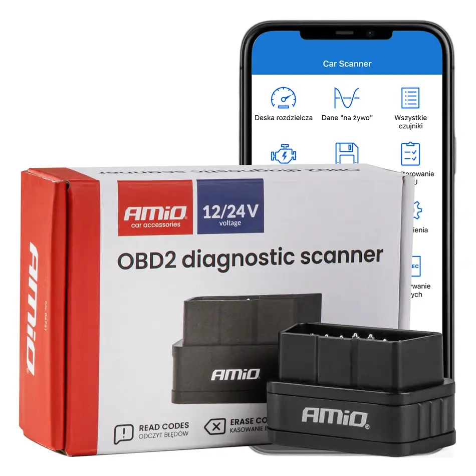 Diagnostický skener OBD2 BT PIC25K80 DC24K