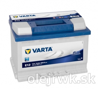 VARTA BLUE Dynamic E12 12V 74Ah Ľ