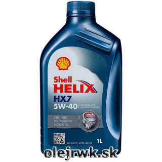 SHELL HELIX HX7 5W-40  1L