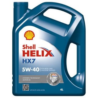 SHELL HELIX HX7 5W-40 4L