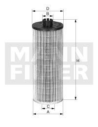 MANN HU 612/2 x