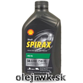 SHELL SPIRAX S6 AXME 75W-90  1L