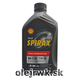 SHELL SPIRAX S6 GXME 75W-80  1L
