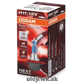 H11 OSRAM Night Breaker Laser +150%  1ks