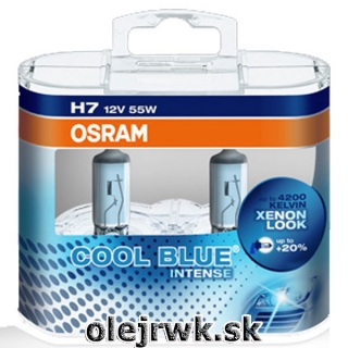 H7 OSRAM Cool Blue Intense 12V 55W Box 2ks