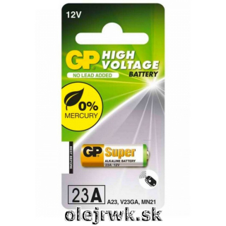 Bateria GP 23A 12V 55mAh 1ks
