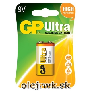 Batéria GP Ultra 1604AU 9V  1ks