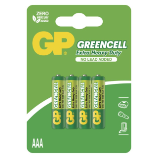 Batéria GP Greencell AAA 1,5V  4ks