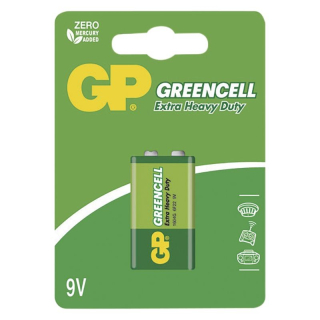 Batéria GP Greencell 9V  1ks