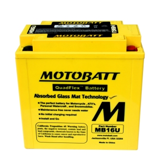 MotoBatt MB16U 12V/20Ah (P+L)