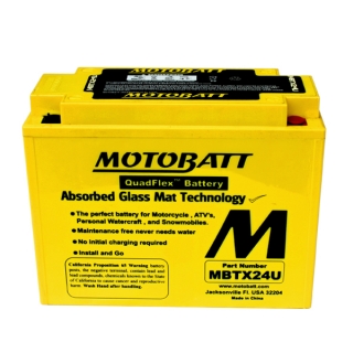 MotoBatt MBTX24U 12V/25Ah (P+L)