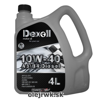 Dexoll 10W-40 A3/B4 Diesel 4L