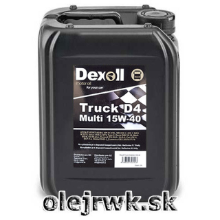 Dexoll Truck D4 Multi 15W-40 20L