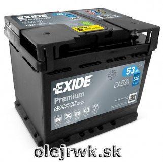 EXIDE Premium EA530 12V 53Ah 