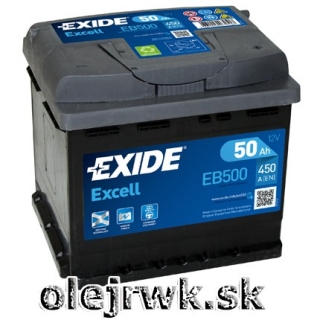 EXIDE Excell EB500 12V 50Ah