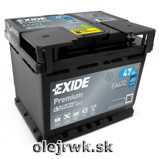 EXIDE Premium EA472 12V 47Ah 