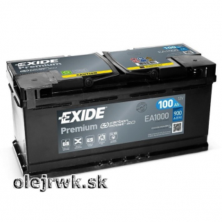 EXIDE Premium EA1000 12V 100Ah 