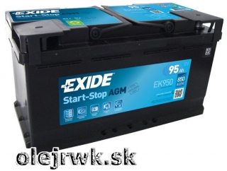 EXIDE AGM EK950 12V 95Ah 