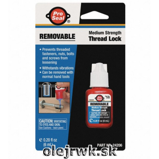 Pro Seal Removable Thread Lock 6ml