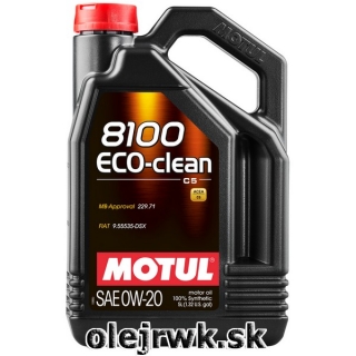 MOTUL 8100 ECO-clean 0W-20 5L